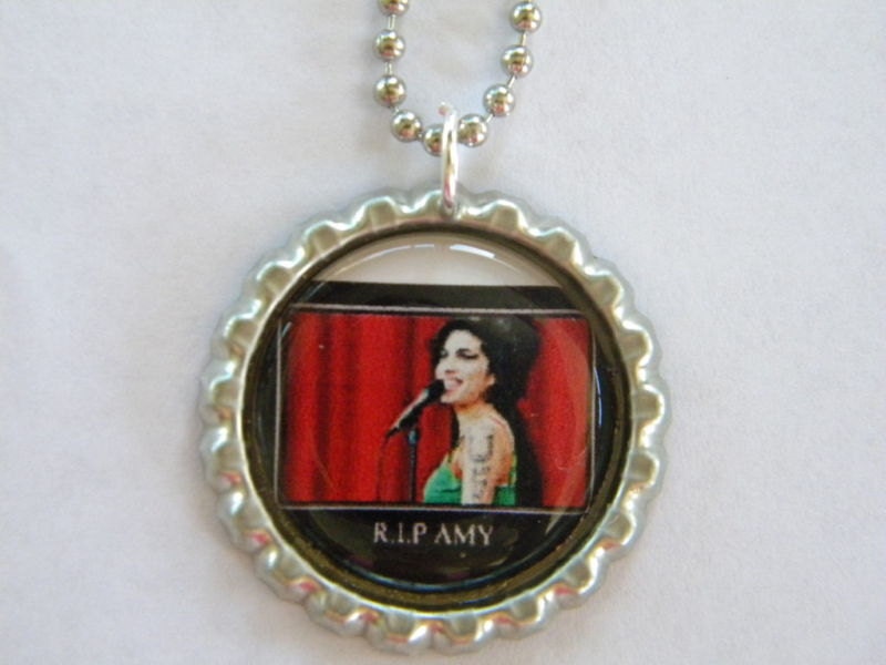 Amy Winehouse RIP necklace