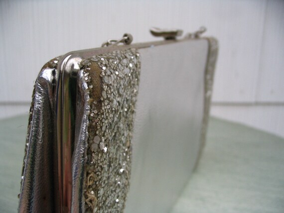 Tarnished - vintage silver purse