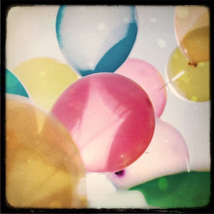 Happy Birthday Balloons - Fine Art Photograph