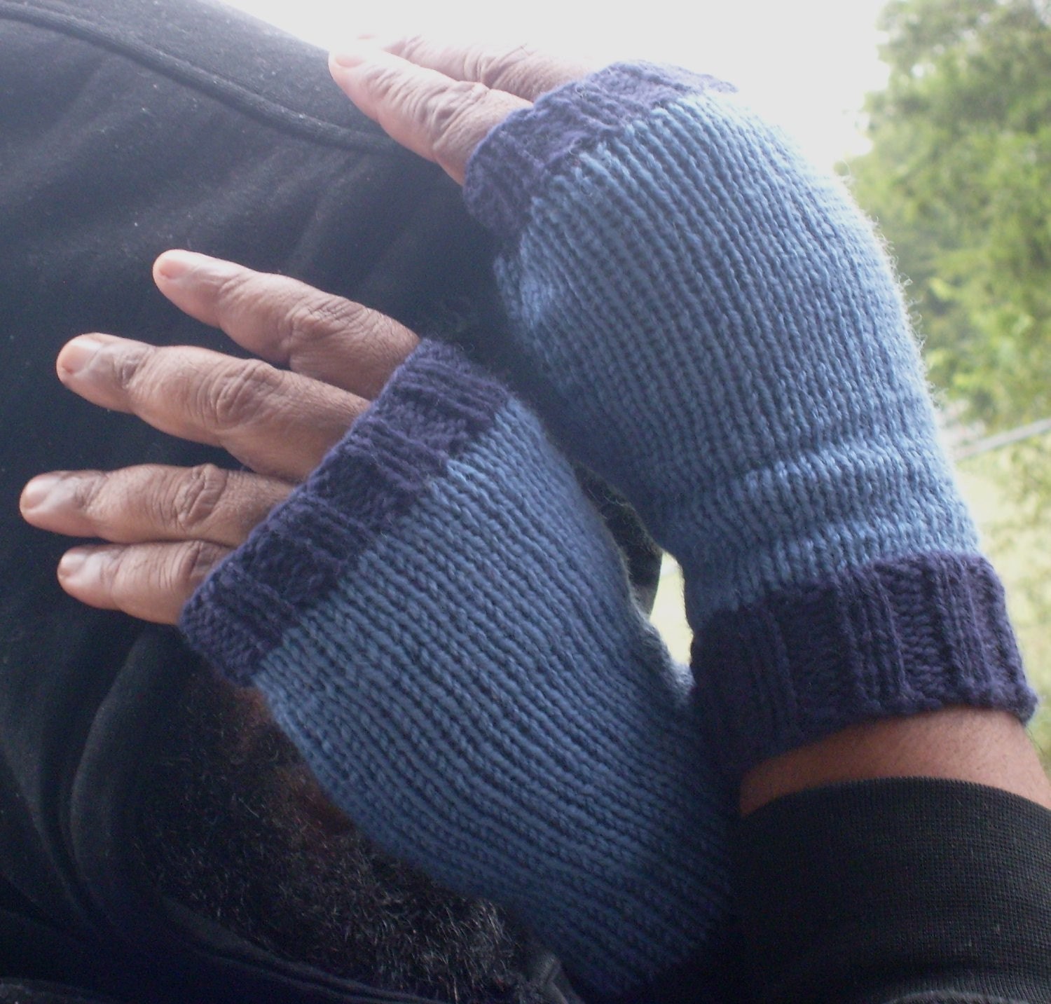 fingerless gloves for men. Hand Knit Fingerless Gloves