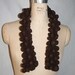 Bubble Scarf in Chocolate Brown