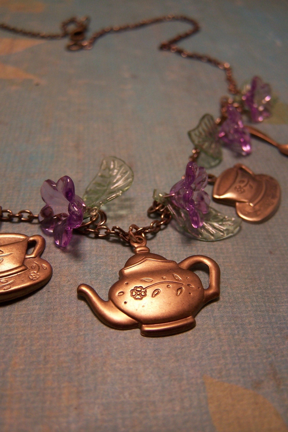 Handmade Tea Party Necklace