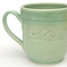 Custom love mug... in spring green.