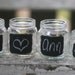 Garden Party Upcycled Glass Jars