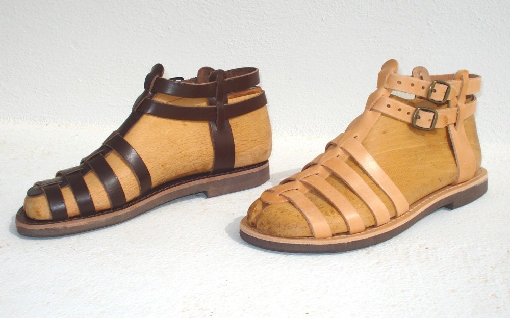 ANANIAS Greek Sandals Roman Grecian handmade leather sandals