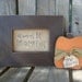 Small wood pumpkin - great decor - or great simple gift for all the holiday visits
