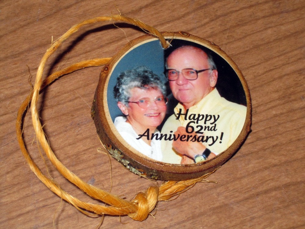 Custom Photo Ornaments made from tree branches