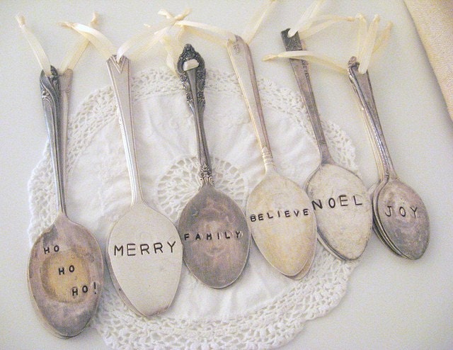 Xmas 2010 ornament - antique spoon