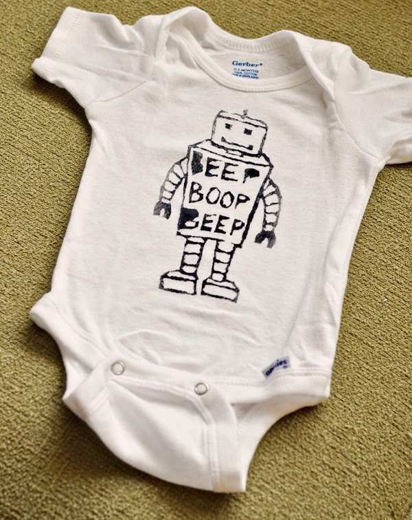 Domo Arigato Mr. Roboto - Robot Onesie Newborn to 3 months