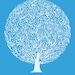 Blue Tree Print