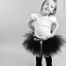 BLACK PIXIE  tutu w/zebra print accents...Headband with flower clip included......PERFECT for photos, dance, weddings