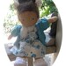 Fabiola Fabulous Waldorf style cloth doll By Fairywooldolls