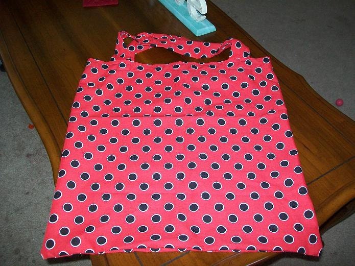 Polka Dot Fabric Bag