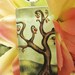 Whimsical Tree pendant Fantasy Art Earth Brown Necklace-Long Panel