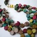 Colorful coconut beads