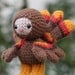 Crochet Pattern- Chester the turkey boy amigurumi doll