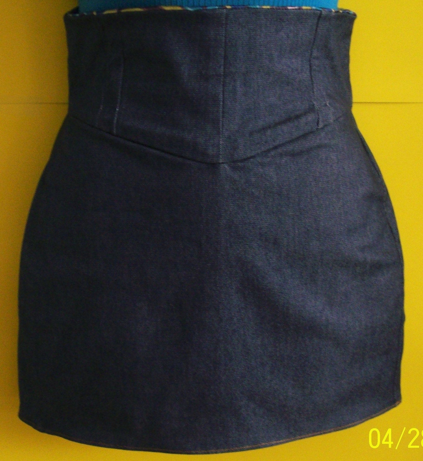 SALE Urban Gyrl- Denim Highwaisted Mini-Skirt