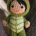 Crochet Pattern- Lucy in a turtle costume amigurumi doll