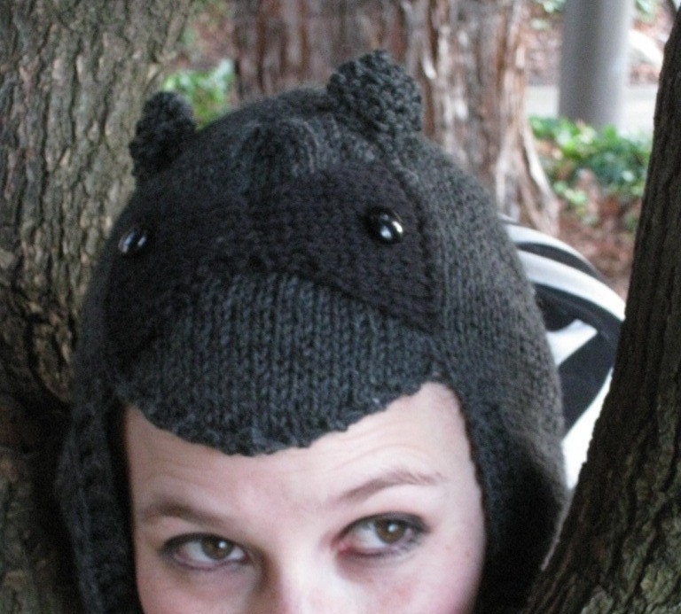free knit patterns for child's ear flap hat
