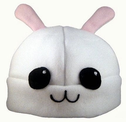 cute anime rabbit. BUNNY RABBIT Fleece Hat Cute