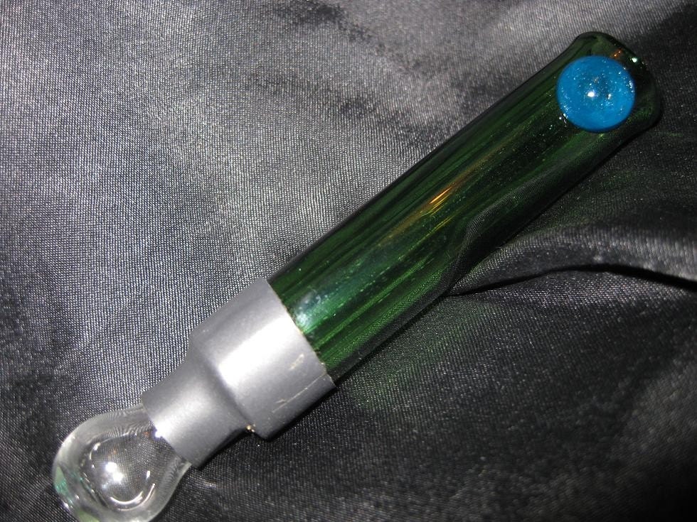 glass blunts. Thick Glass Blunt - green with