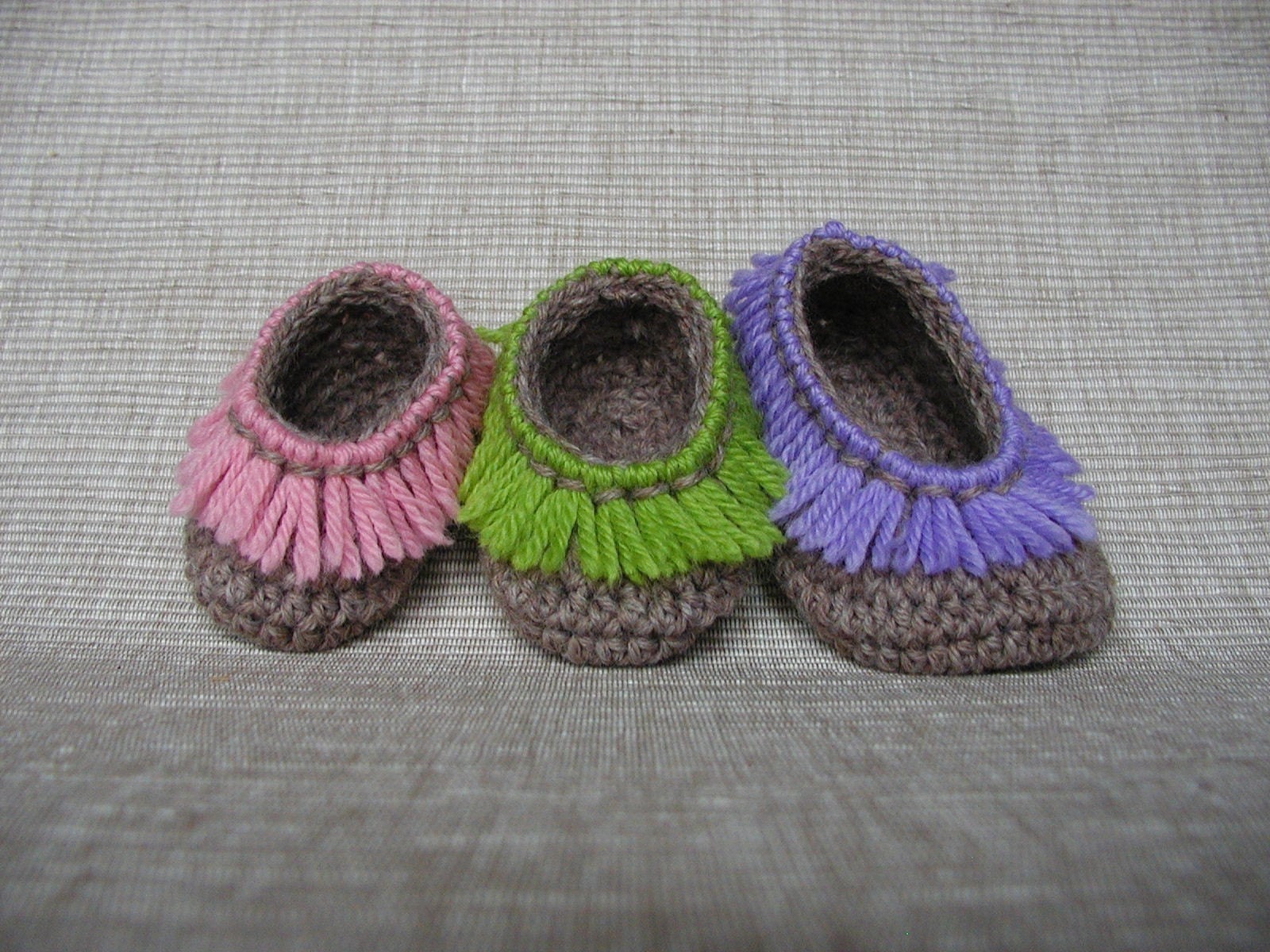 baby crochet shoes free pattern