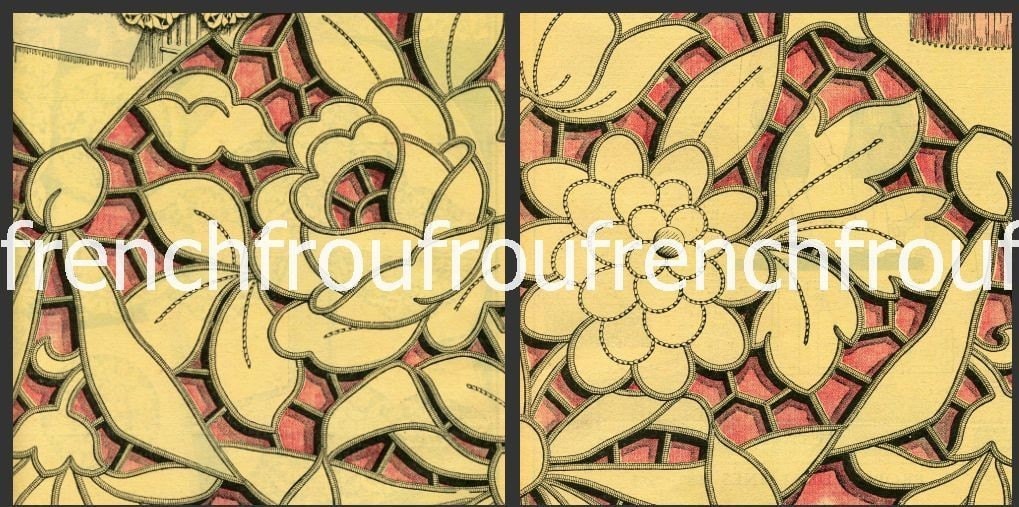 art deco patterns. french art deco embroidery