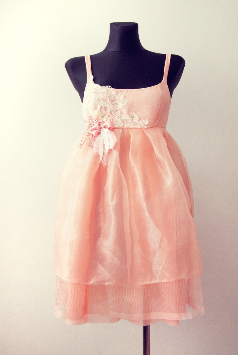 Peaches and Roses DRESS free shipping