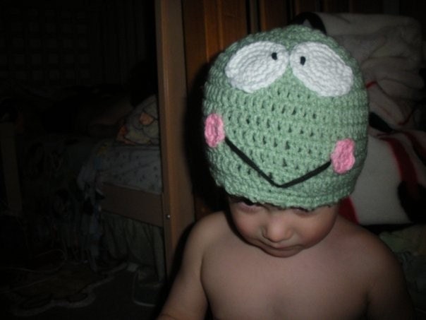 Hello Kitty Frog Keroppi. Keroppi Crochet Beanie ALL