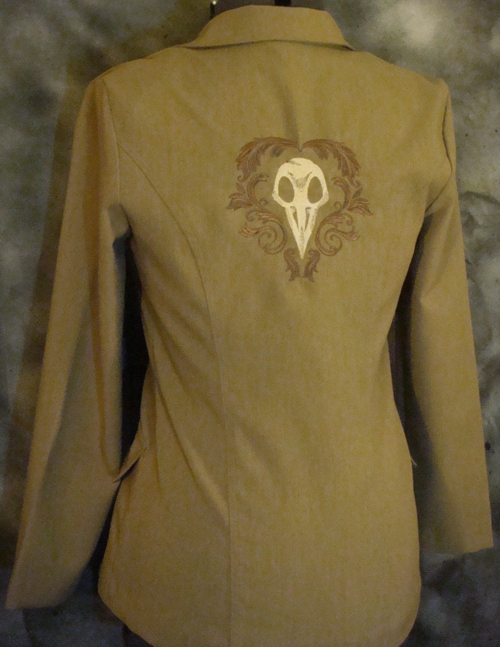 Crow Skull Jacket by Tadaboutique