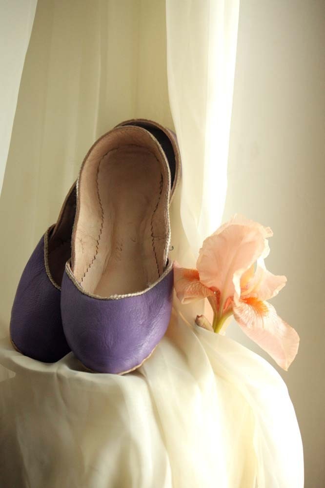 soft leather ballet flats Lavender Luna Shoes