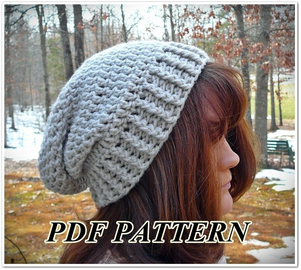 Ruby Knits It: Free Pattern Friday - Ribby Slouch Hat