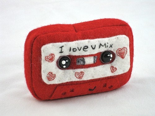 Plush I love you mix Cassette Tape