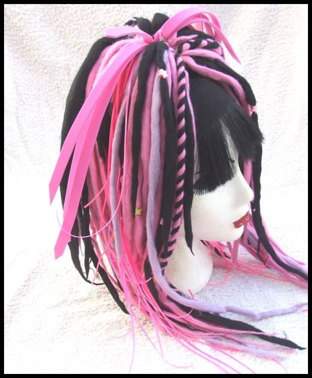 Loof constant hair extension iron -668-black-pink-purple-silver