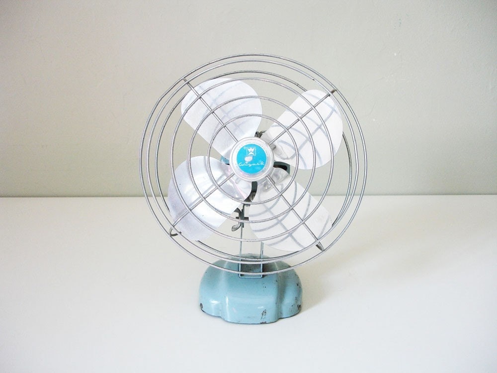 vintage wizard electric fan