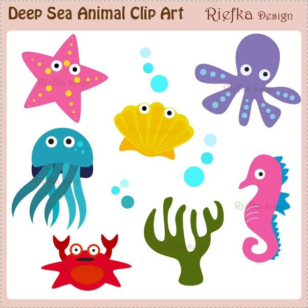 ocean animals clip art - photo #32