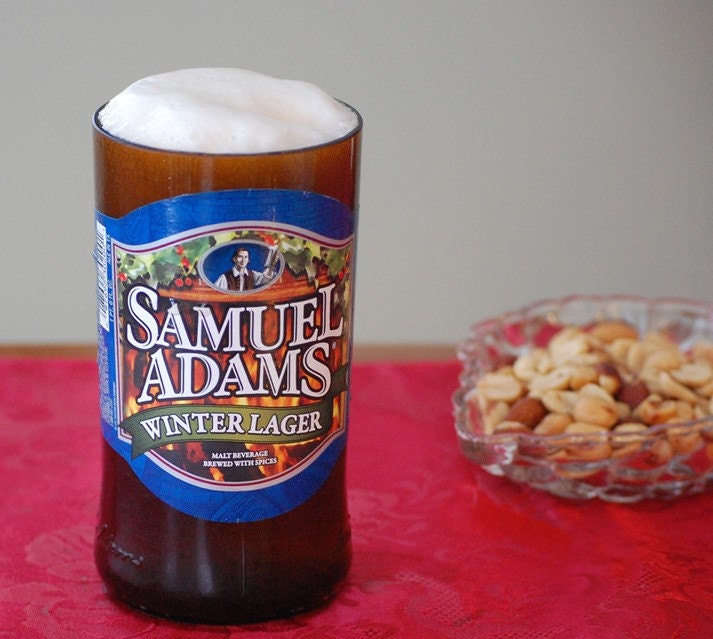 sam adams beer glass. Sam Adams Winter Lager 24 oz