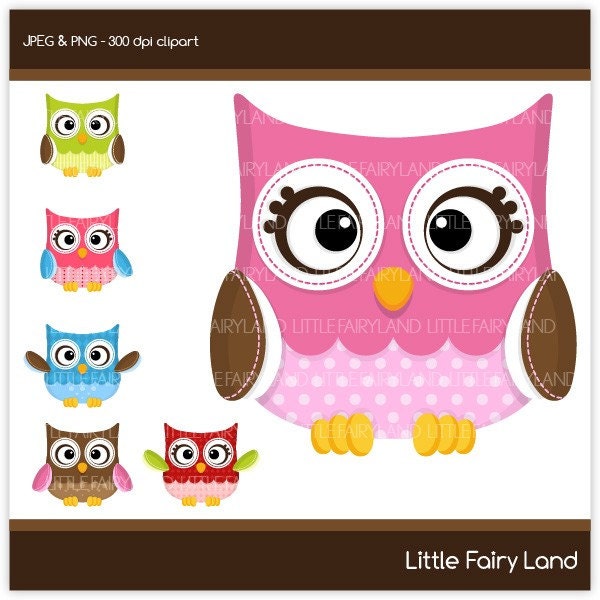 free baby girl owl clip art - photo #30