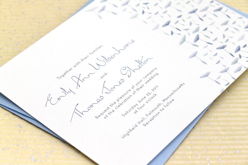 Formal wedding invitation wording can be too stuffy for low key DIY or 