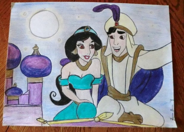 disney princess jasmine and aladdin. Disney Princess Jasmine with