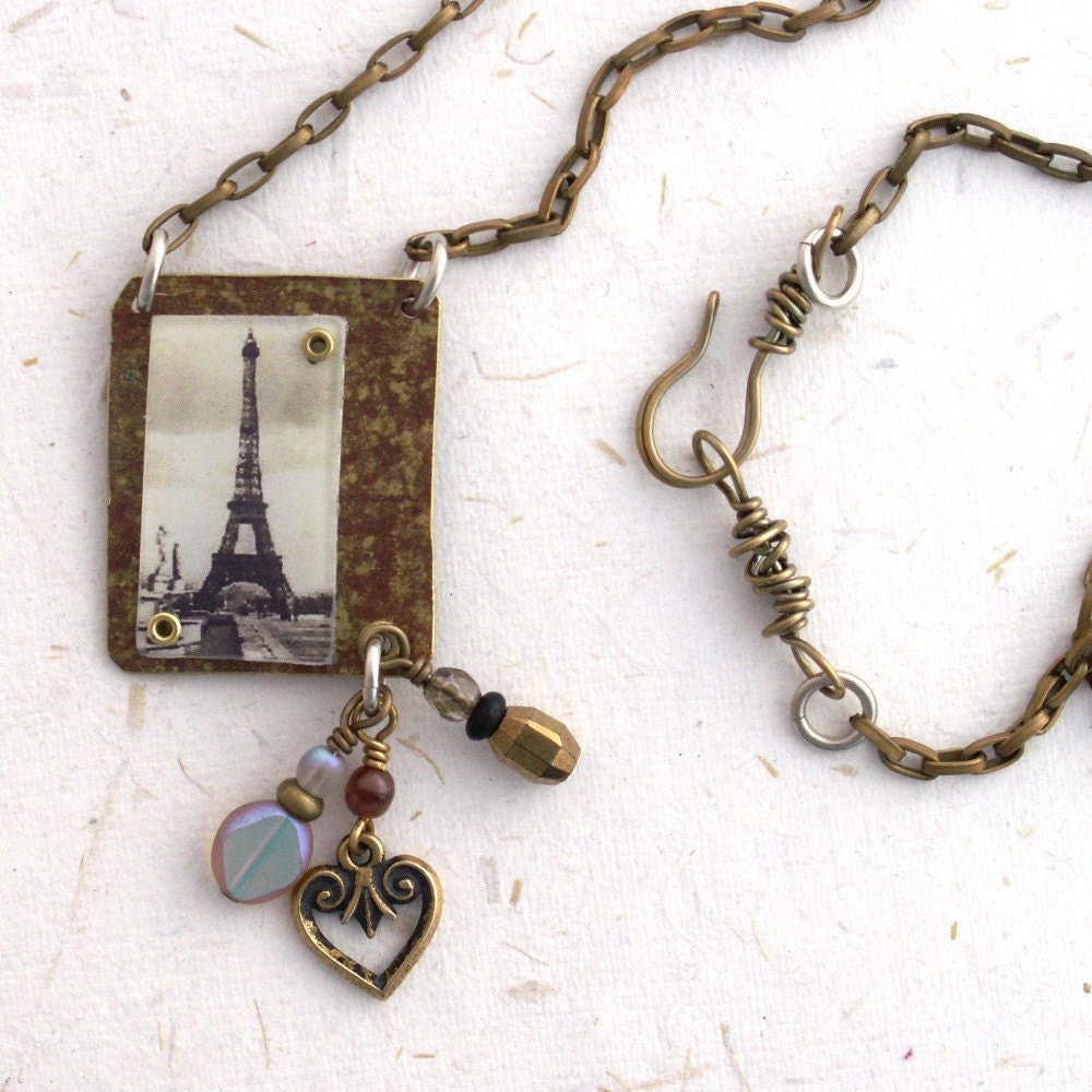 Handmade Necklace on Handmade Mixed Media Jewelry    Simply Shiny Life