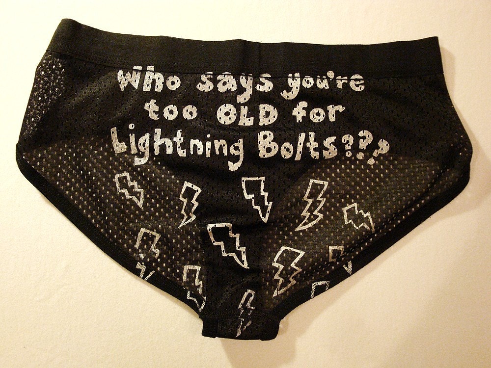 Lightning Bolts Women's Underwear, 