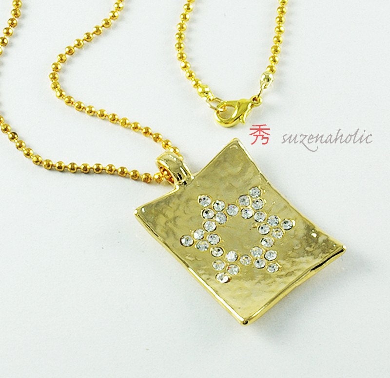 gold star of david necklace. Gold star of david#39;s Necklace. From suzenaholic