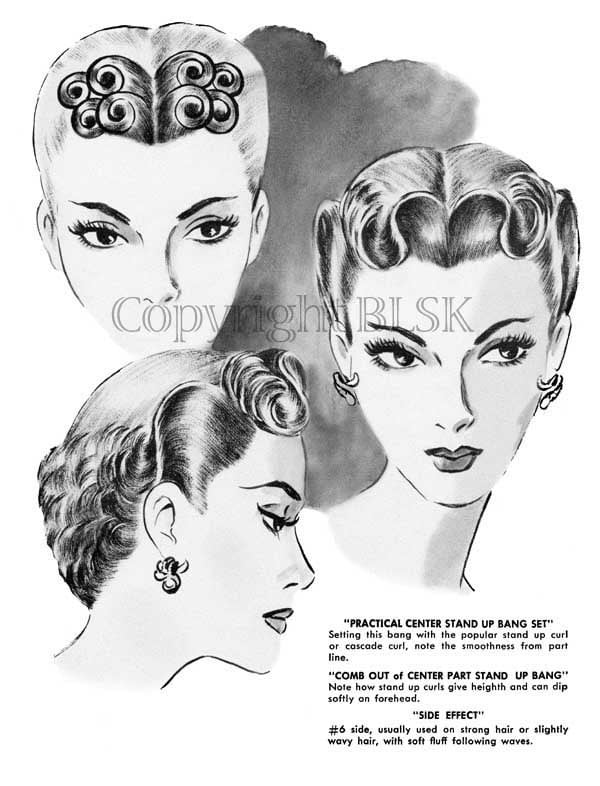 1950 hairstyle pictures. 1950s Hairstyle 50s Glam Hair How to 