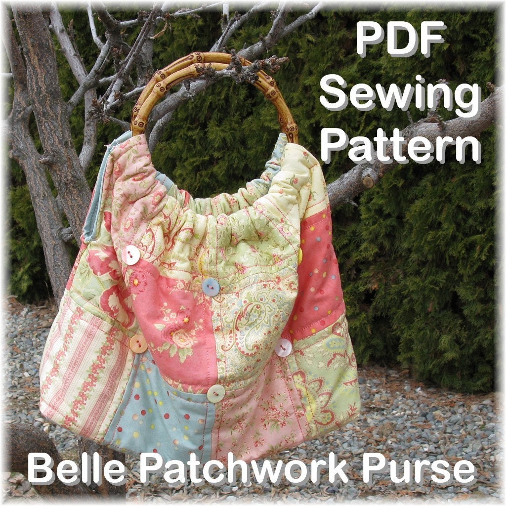Hand Bags &amp; Purses - free patchwork patterns - Quilting