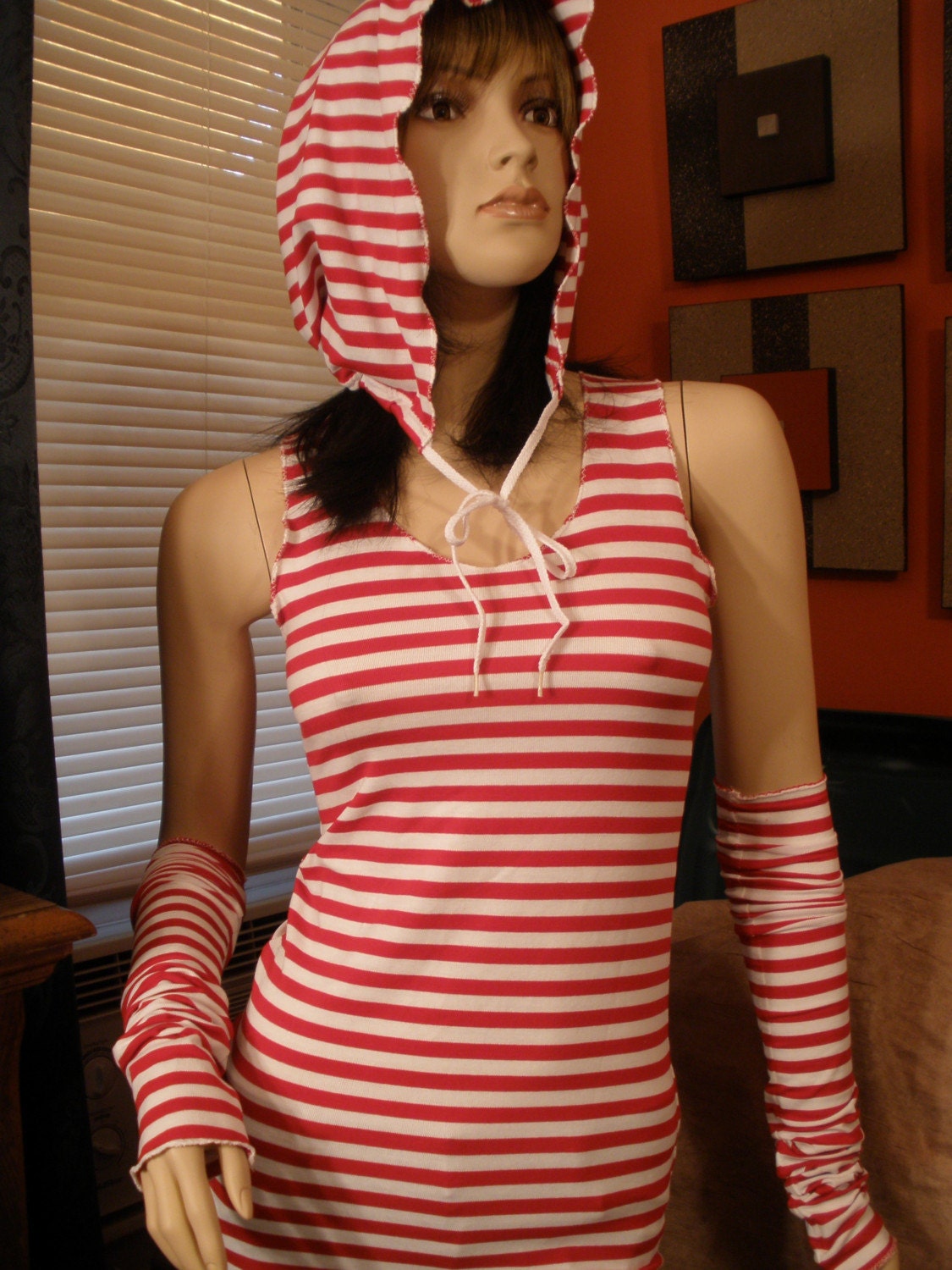 3 Piece Supper Cool Tank Top with Separate Hoody and Matching Arm Sleeve