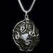 Sterling Silver Shaman, Chakra, Kansas Boji Power Stone Necklace