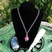 Third Eye Botswana Agate Sterling Silver Wire Wrapped Necklace.