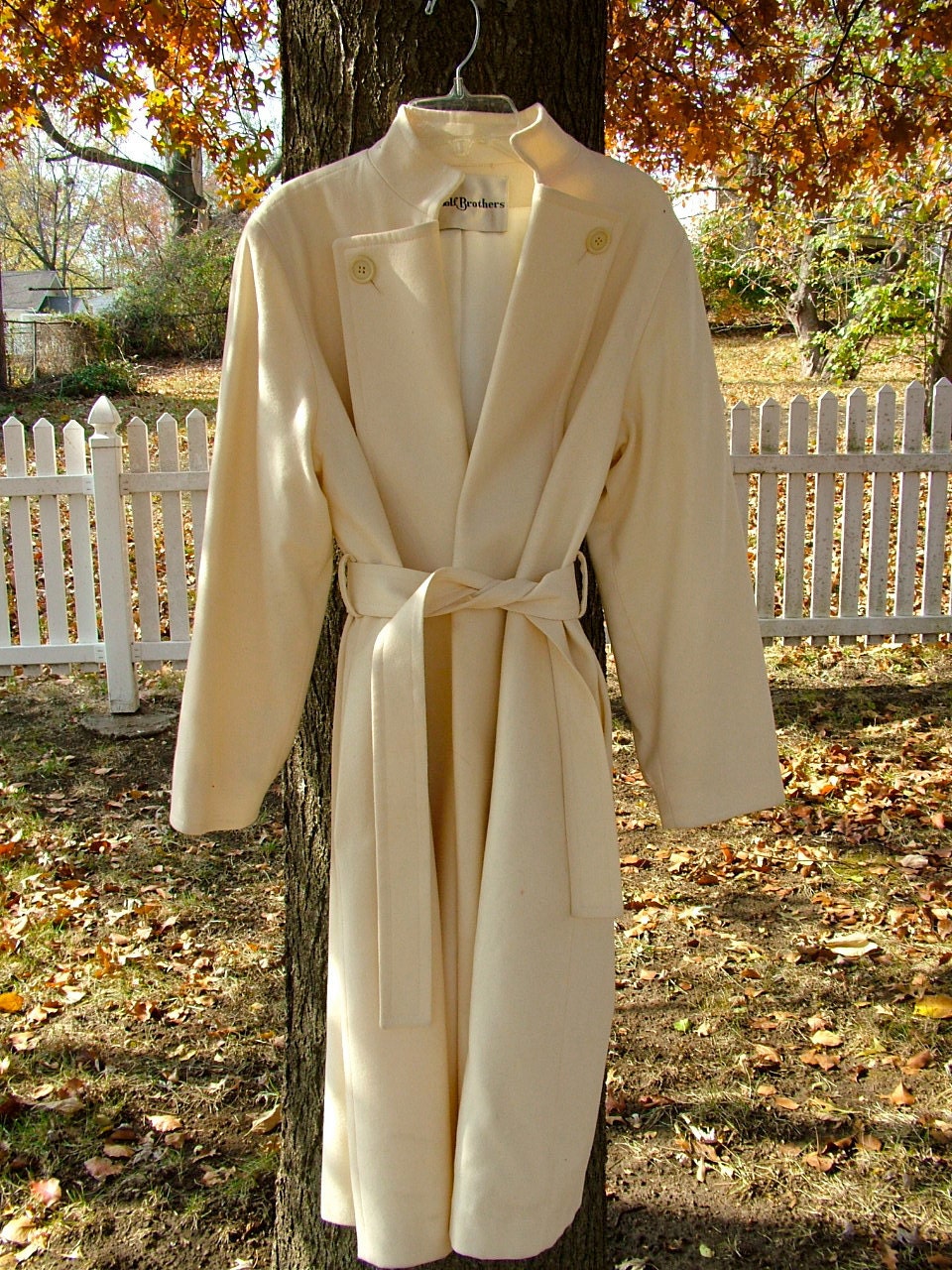 Gorgeous Cream Winter Coat by Woolf Brothers