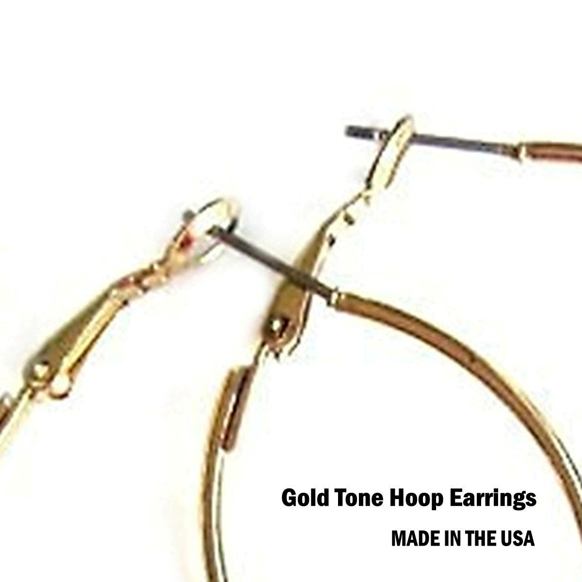 ON SALE Summer Jewelry Gold Hoop Earrings With A Rainbow of Beads, 1.5 inches (3.81 cm), Retro Hippie Chic, Hoop It Up
